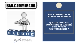 Bail commercial et caution